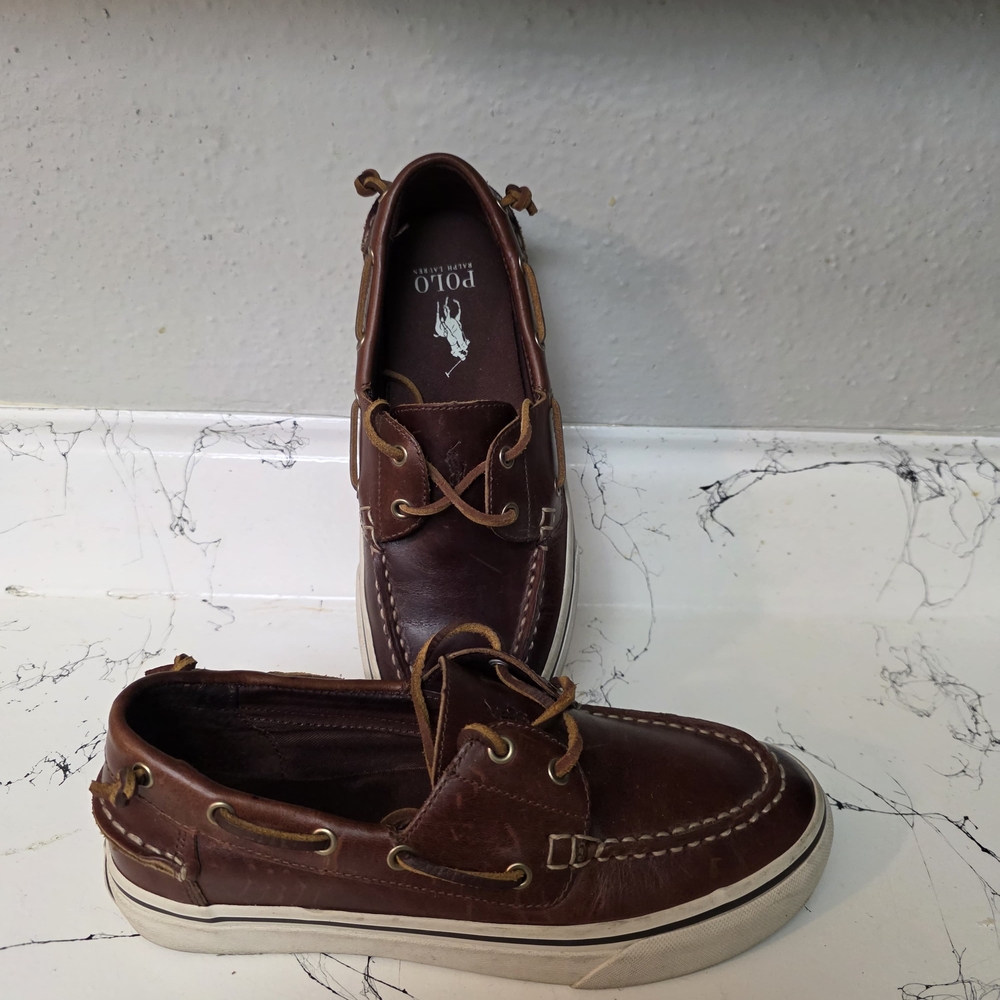 Polo by Ralph Lauren Dark Brown Boat Shoes